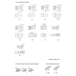 Siłownik elektryczny SE-3 mocowanie