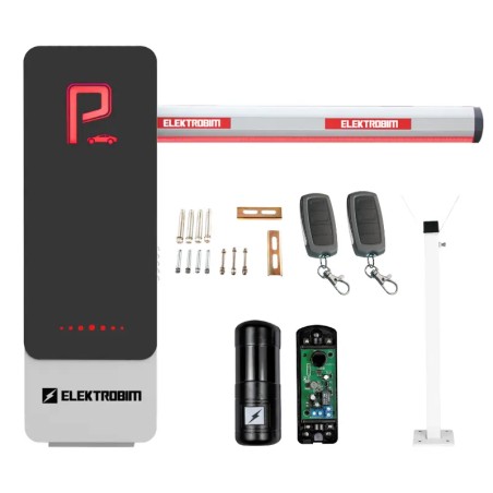 Szlaban automatyczny Elektrobim GUARD-4 z ramieniem LED 5m