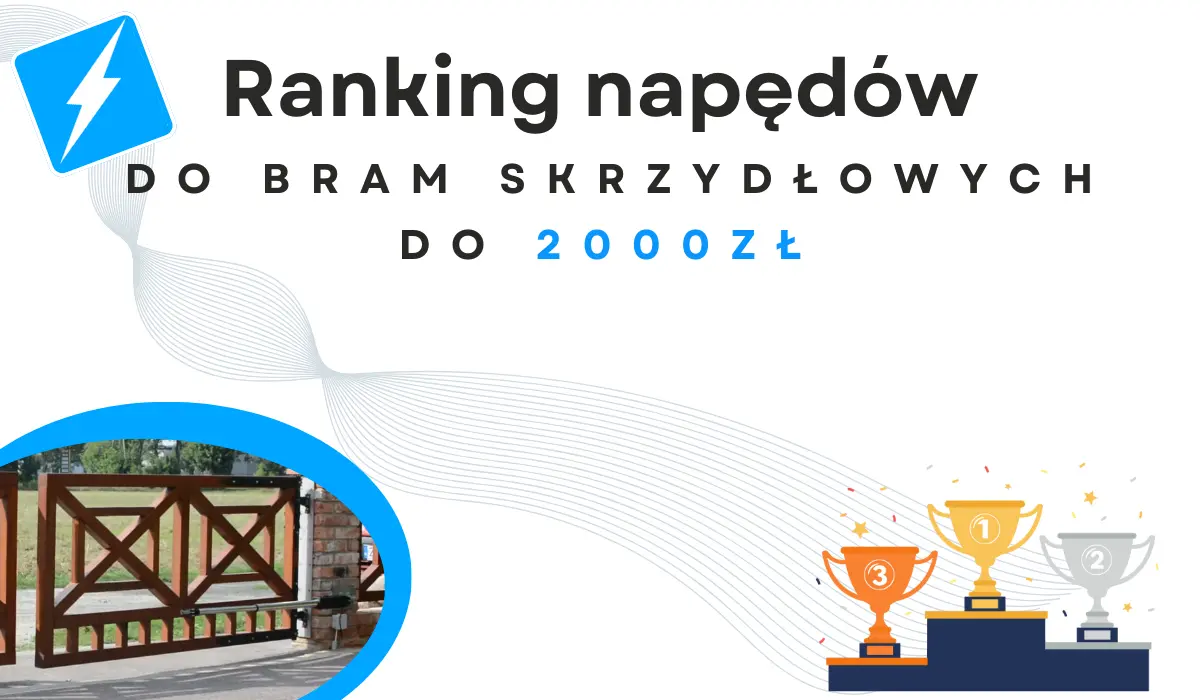 Ranking napędów do bram skrzydłowych do 2000zł