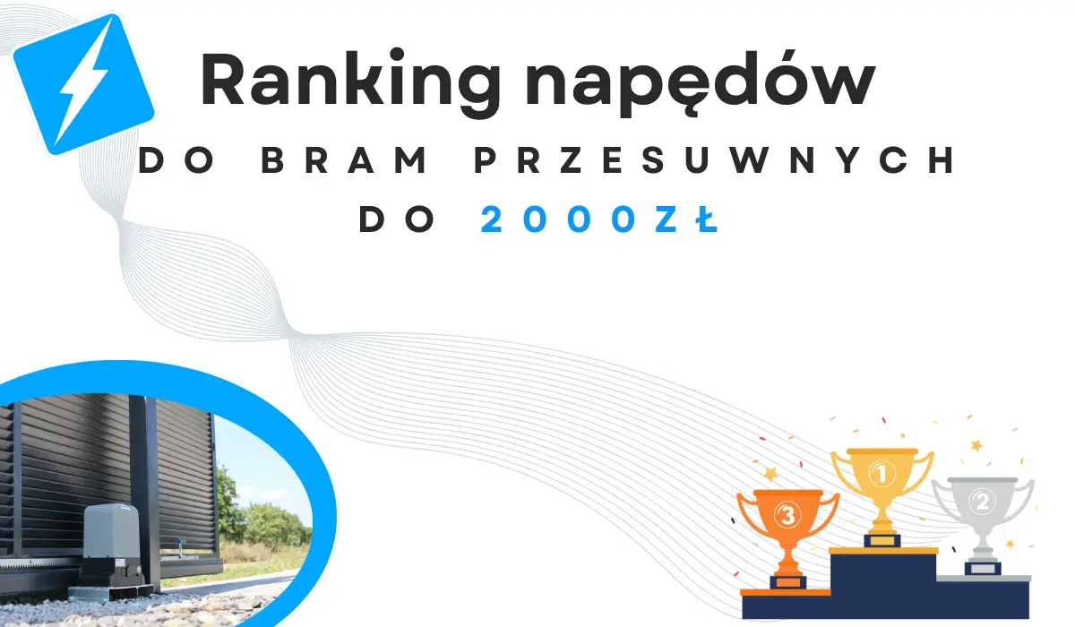 Ranking napędów do bram przesuwnych do 2000zł