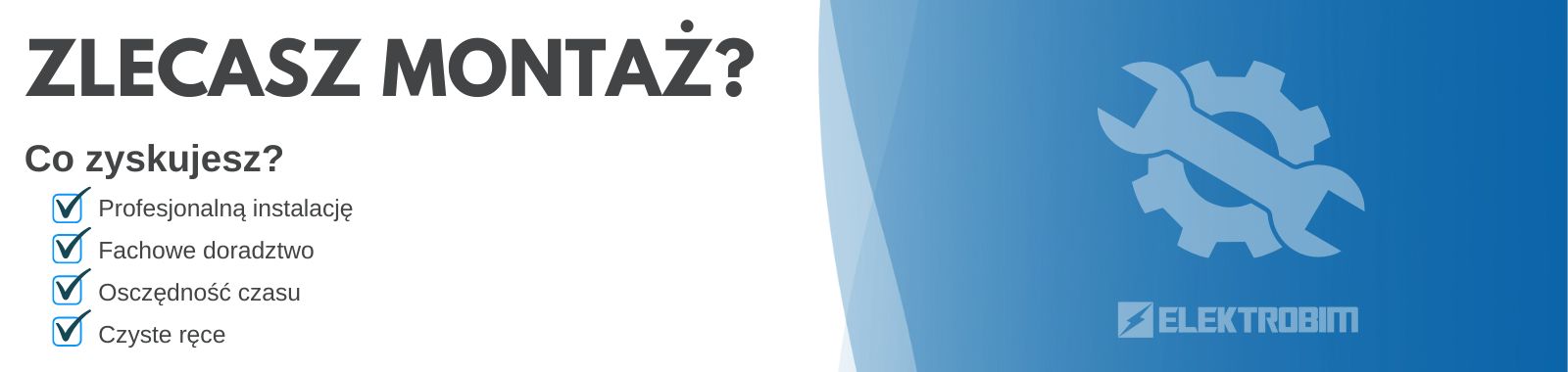 Monterzy napędów do bram zlecenie montażu